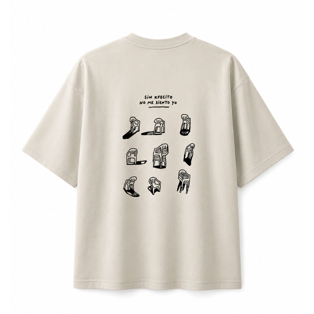 Camiseta Sin K-Fecito No Me Siento Yo Oversize